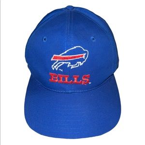 Vintage 90s Eastport Buffalo Bills Snapback Hat NFL Blue Embroidered